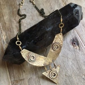 Learn metalsmithing and make a brass pendant