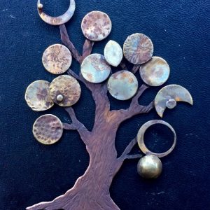 Make tree jewelry in a metalsmithing class