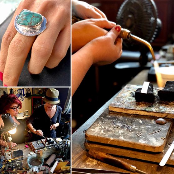Private metalsmithing workshop and classes